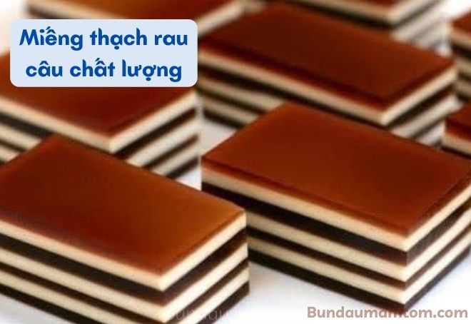 Thạch rau câu flan cheese vừa ngon, vừa đẹp mắt