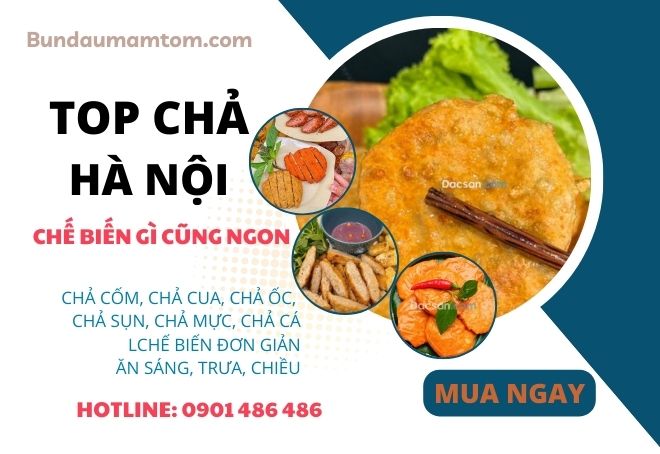 
Top các loại chả Hà Nội ngon, chế biến đa dạng