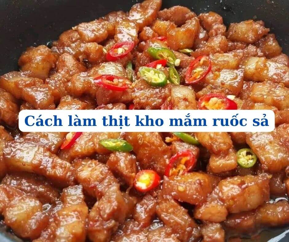 Cách làm thịt kho mắm ruốc sả-6894