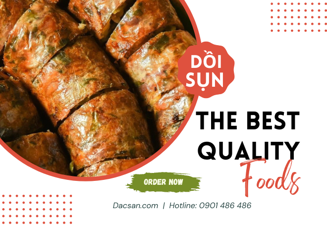 Dồi sụn đã sơ chế, chỉ cần nướng! Dồi sụn đã sơ chế, chỉ cần nướng!