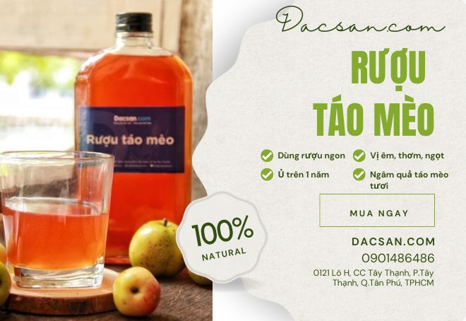 Đây là địa chỉ bán rượu táo mèo ngon, chất lượng tại TP Hồ Chí Minh.