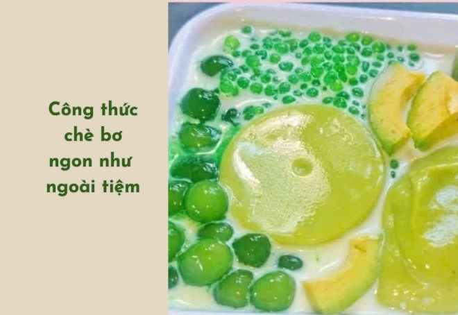 Cách làm chè bơ tại nhà ngon hơn như ngoài tiệm-6450
