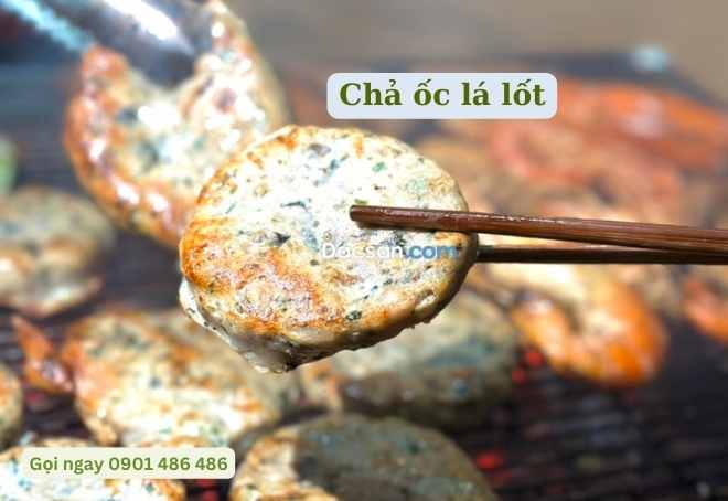 Chả ốc ăn không hề tanh, mà ngon, thơm hấp dẫn!
